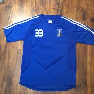 Vintage Blue Men’s Soccer Jersey size Large
